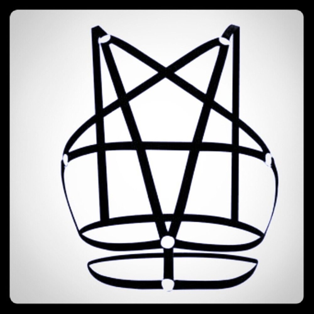 DGAF PentagramCageBra - Picture 2 of 6